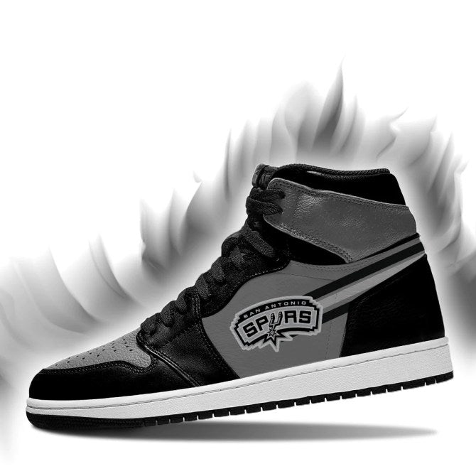 Ideafootwear San Antonio Spurs NBA AJ1 High Sneakers Shoes For Men And Women 7