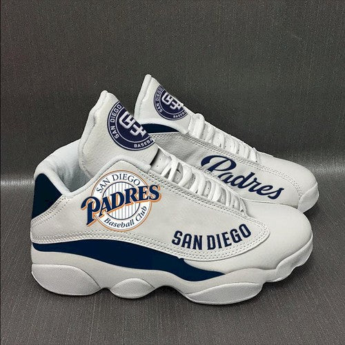 Ideafootwear San Diego Padres AJ13 Sneakers Shoes For Men And Women 1