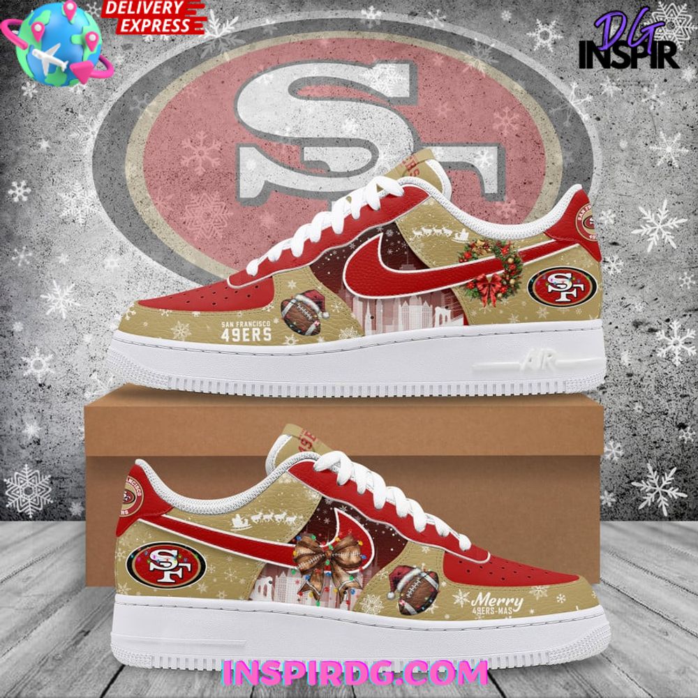 Ideafootwear San Francisco 49ers Air Low-Top Sneakers Shoes For Men And Women 12