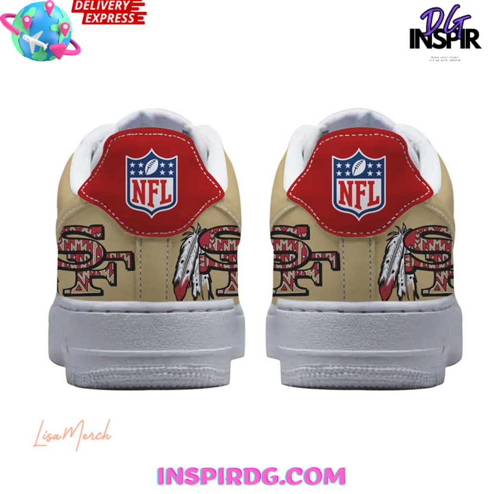 Ideafootwear San Francisco 49ers Air Low-Top Sneakers Shoes For Men And Women 11