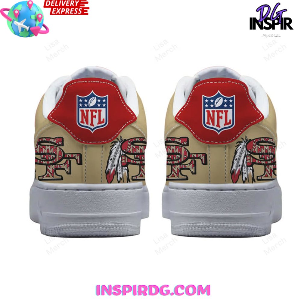 Ideafootwear San Francisco 49ers Air Low-Top Sneakers Shoes For Men And Women 10