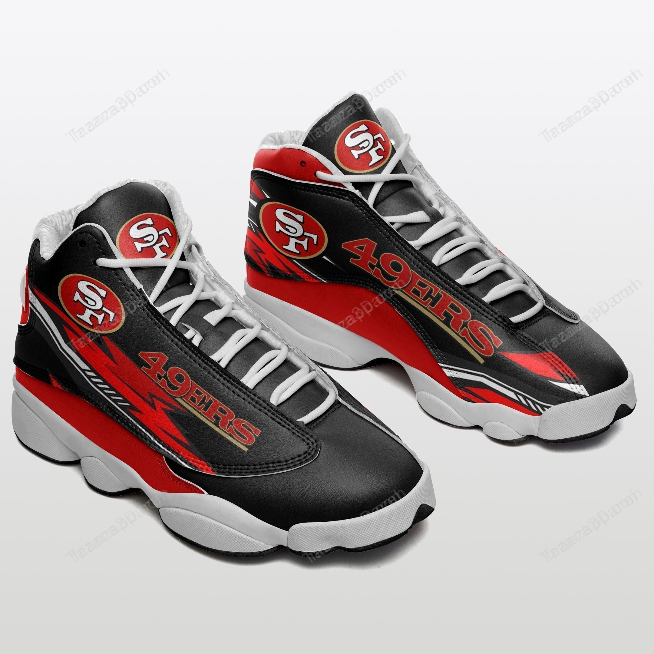 Ideafootwear San Francisco 49ers AJ13 Sneakers Shoes For Men And Women 42
