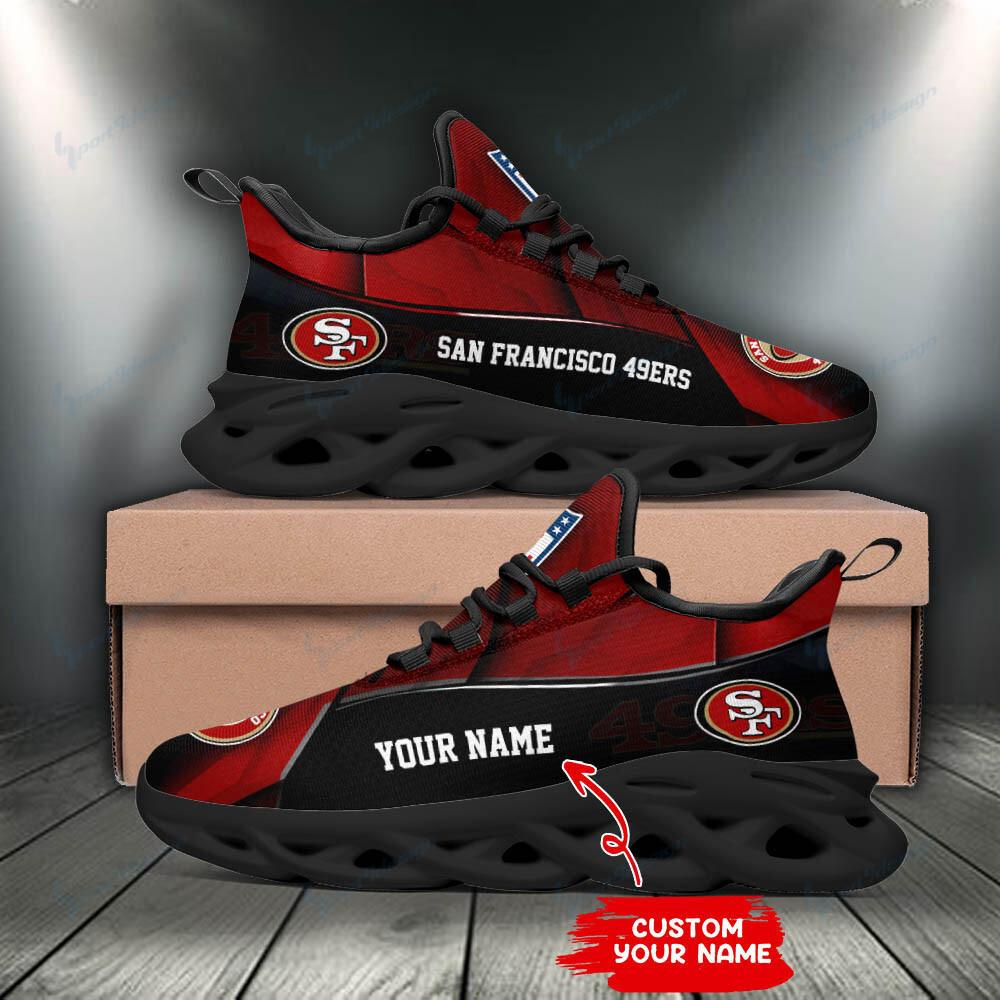 Ideafootwear San Francisco 49ers Max Soul Shoes Sneakers For Men And Women 9