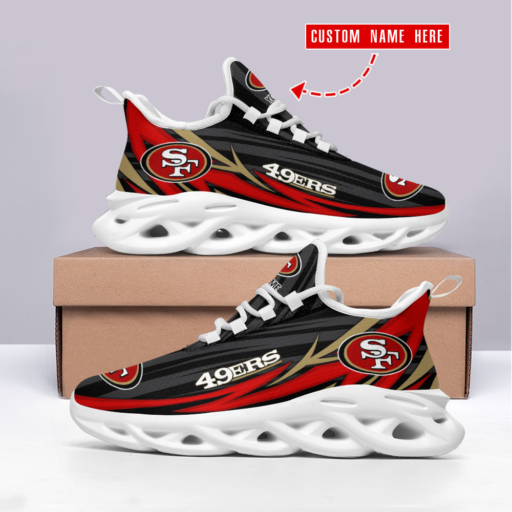 Ideafootwear San Francisco 49ers Max Soul Shoes Sneakers For Men And Women 15