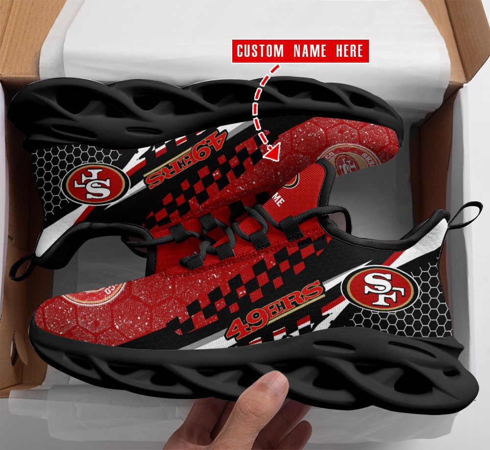 Ideafootwear San Francisco 49ers Max Soul Shoes Sneakers For Men And Women 6