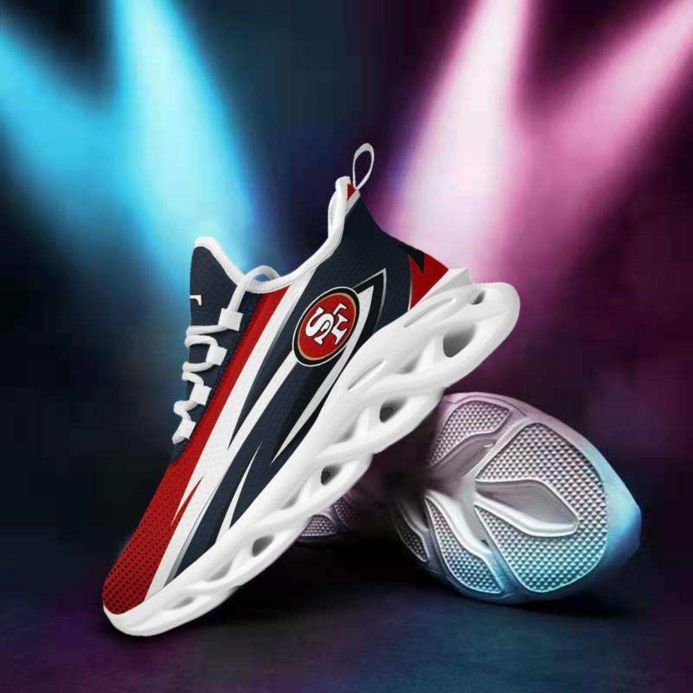 Ideafootwear San Francisco 49ers Max Soul Shoes Sneakers For Men And Women 40