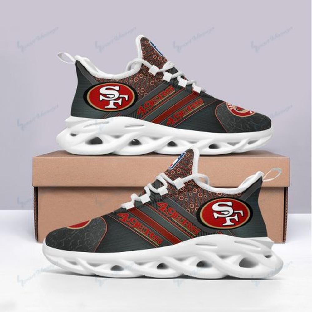 Ideafootwear San Francisco 49ers Max Soul Shoes Sneakers For Men And Women 161