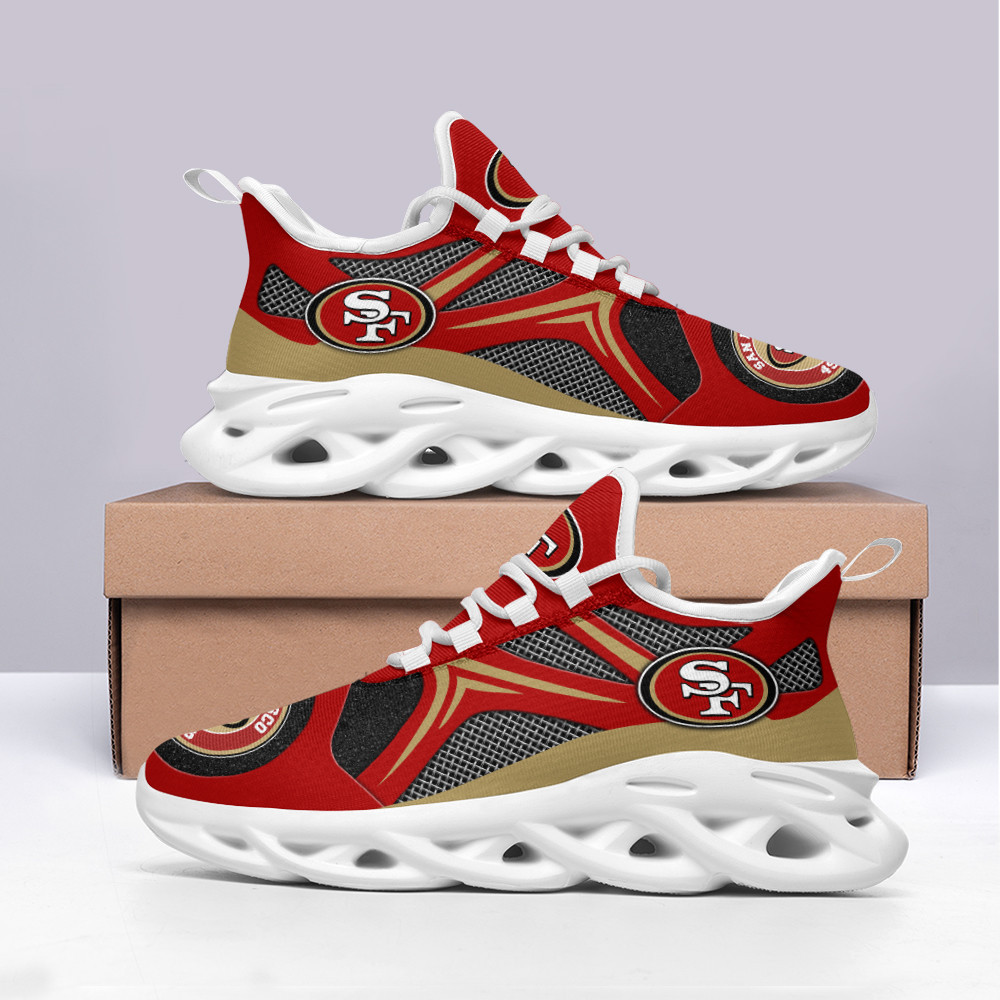 Ideafootwear San Francisco 49ers Max Soul Shoes Sneakers For Men And Women 58