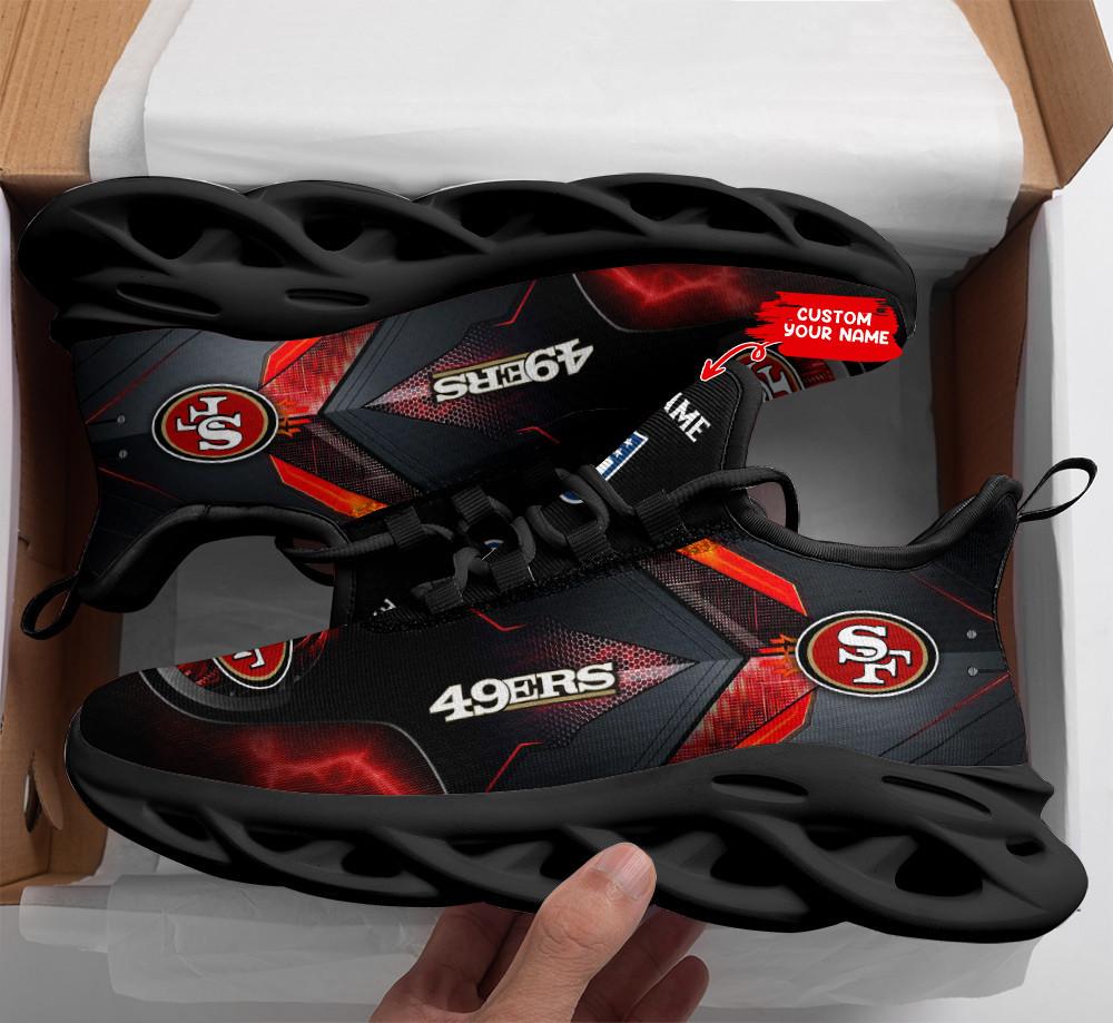 Ideafootwear San Francisco 49ers Max Soul Shoes Sneakers For Men And Women 8