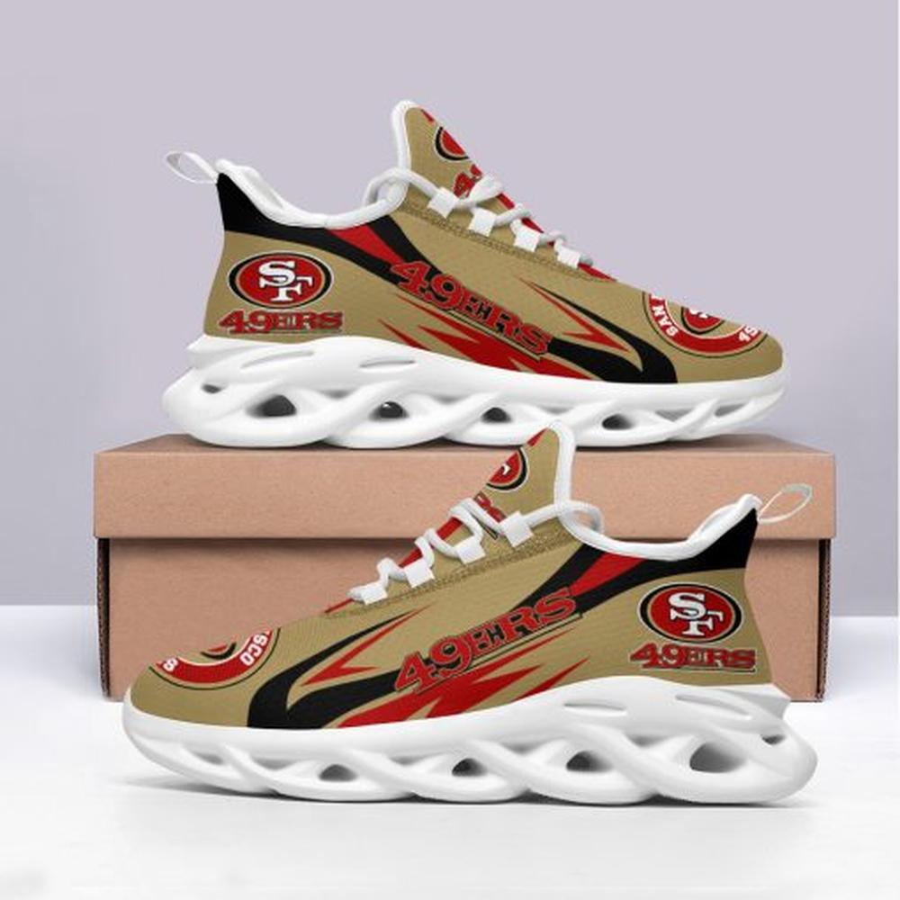 Ideafootwear San Francisco 49ers Max Soul Shoes Sneakers For Men And Women 74