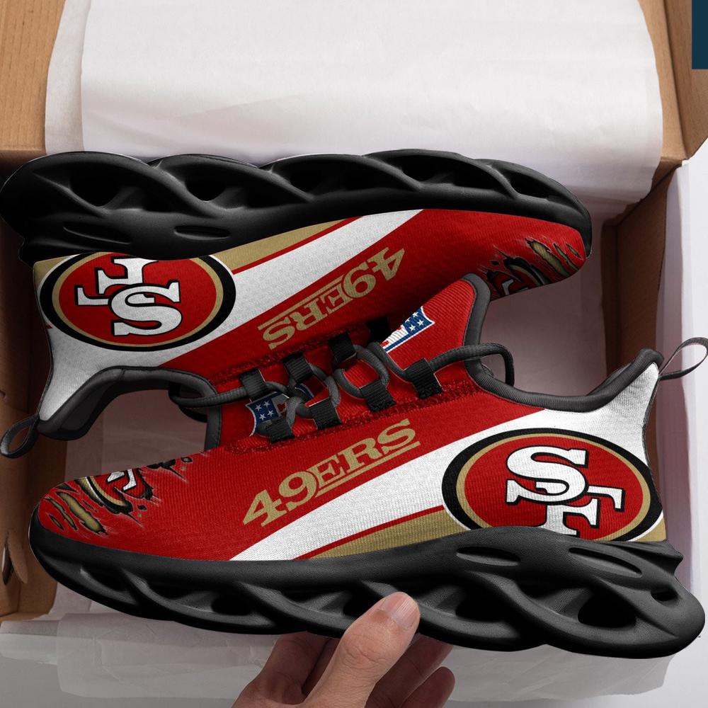 Ideafootwear San Francisco 49ers Max Soul Shoes Sneakers For Men And Women 46