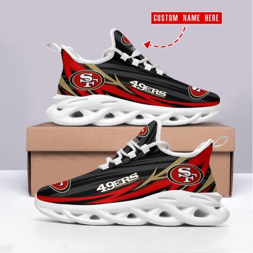 Ideafootwear San Francisco 49ers Max Soul Shoes Sneakers For Men And Women 15