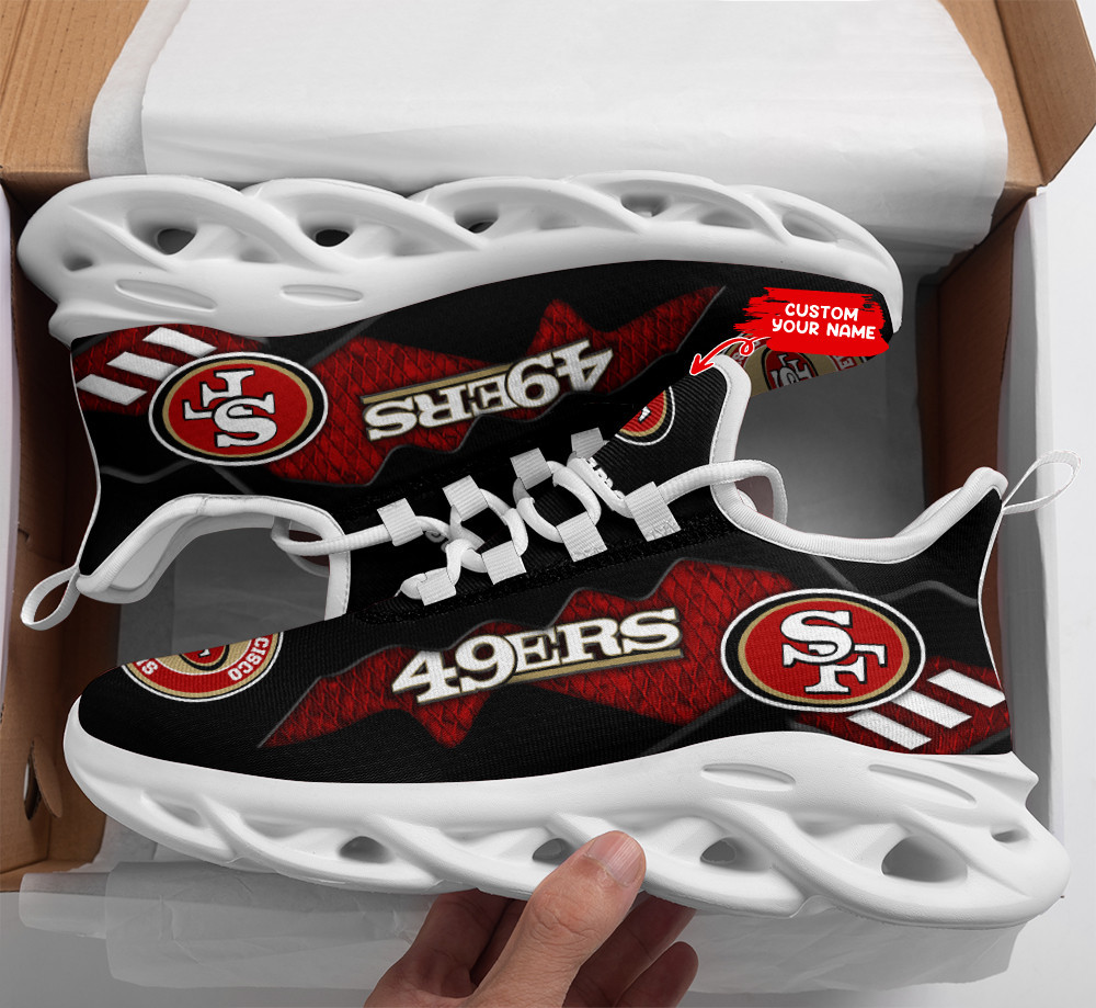 Ideafootwear San Francisco 49ers Max Soul Shoes Sneakers For Men And Women 13
