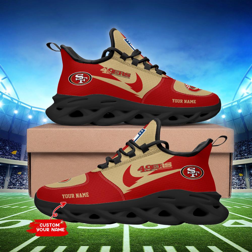 Ideafootwear San Francisco 49ers Max Soul Shoes Sneakers For Men And Women 19
