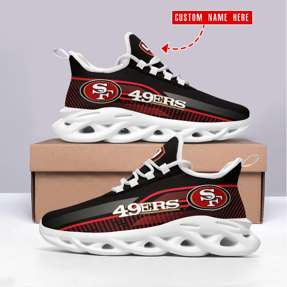 Ideafootwear San Francisco 49ers Max Soul Shoes Sneakers For Men And Women 7