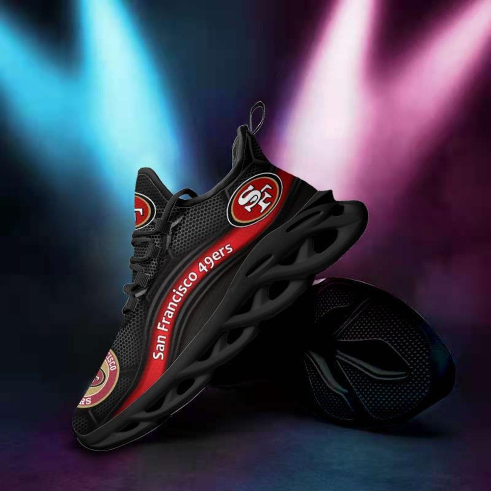 Ideafootwear San Francisco 49ers Max Soul Shoes Sneakers For Men And Women 36
