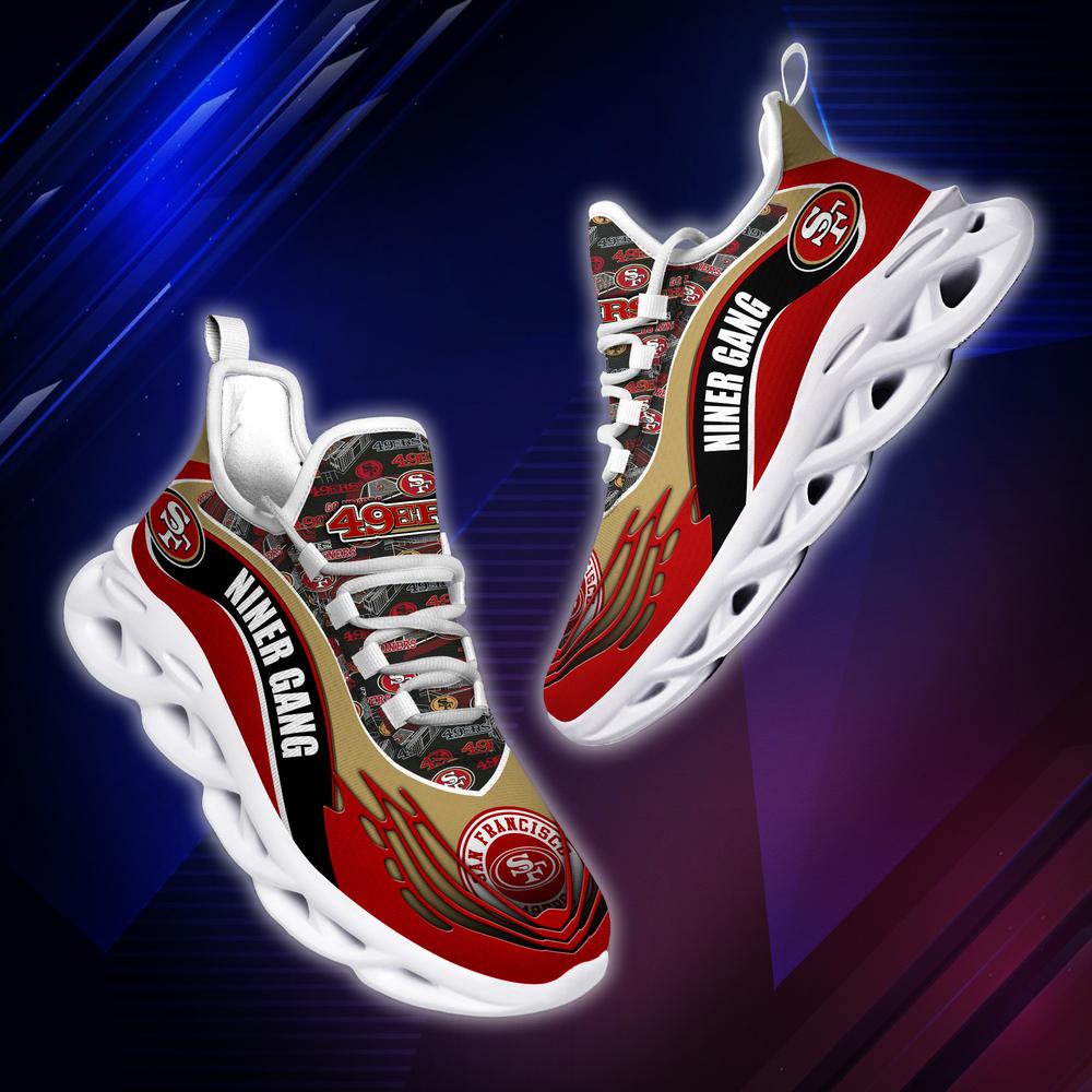 Ideafootwear San Francisco 49ers Max Soul Shoes Sneakers For Men And Women 62