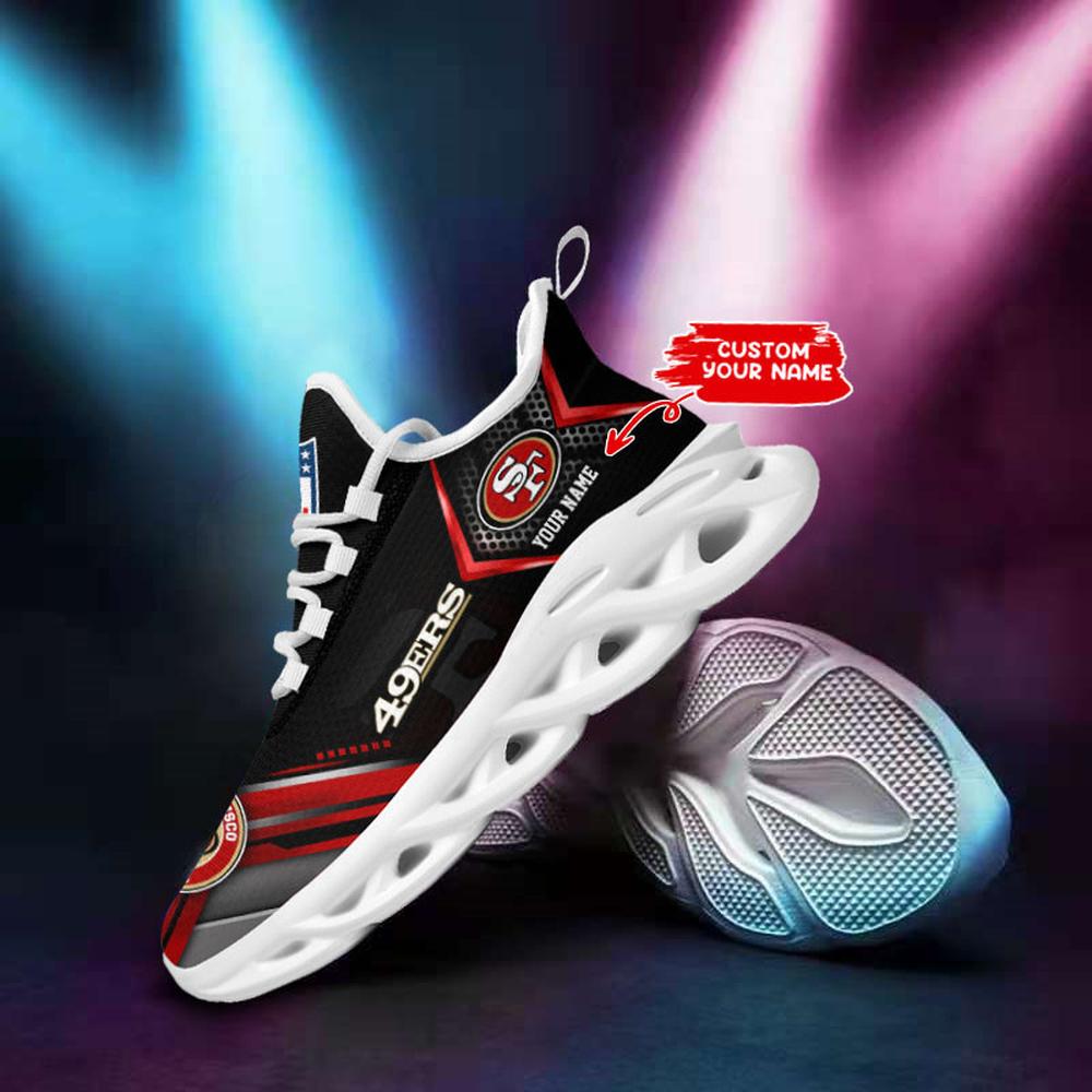 Ideafootwear San Francisco 49ers Max Soul Shoes Sneakers For Men And Women 25