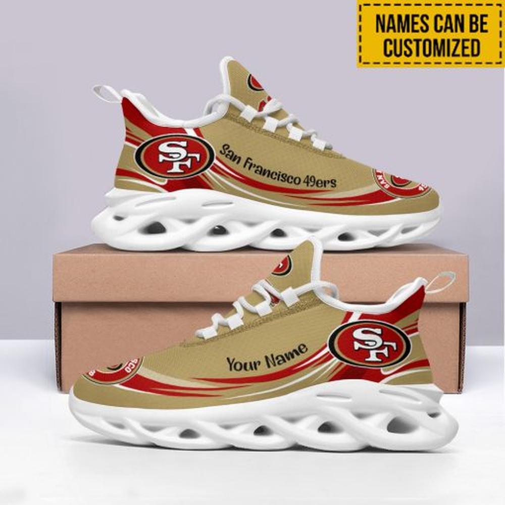 Ideafootwear San Francisco 49ers Max Soul Shoes Sneakers For Men And Women 3