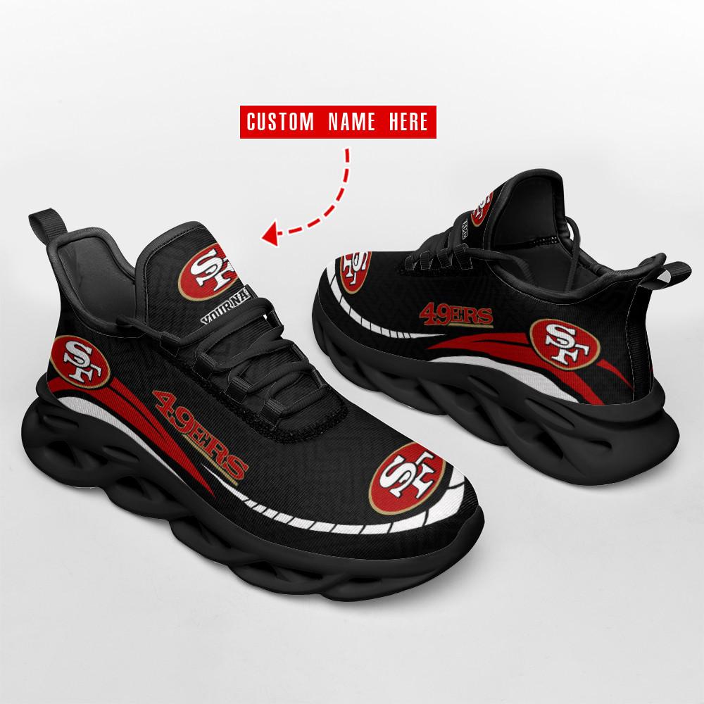 Ideafootwear San Francisco 49ers Max Soul Shoes Sneakers For Men And Women 114