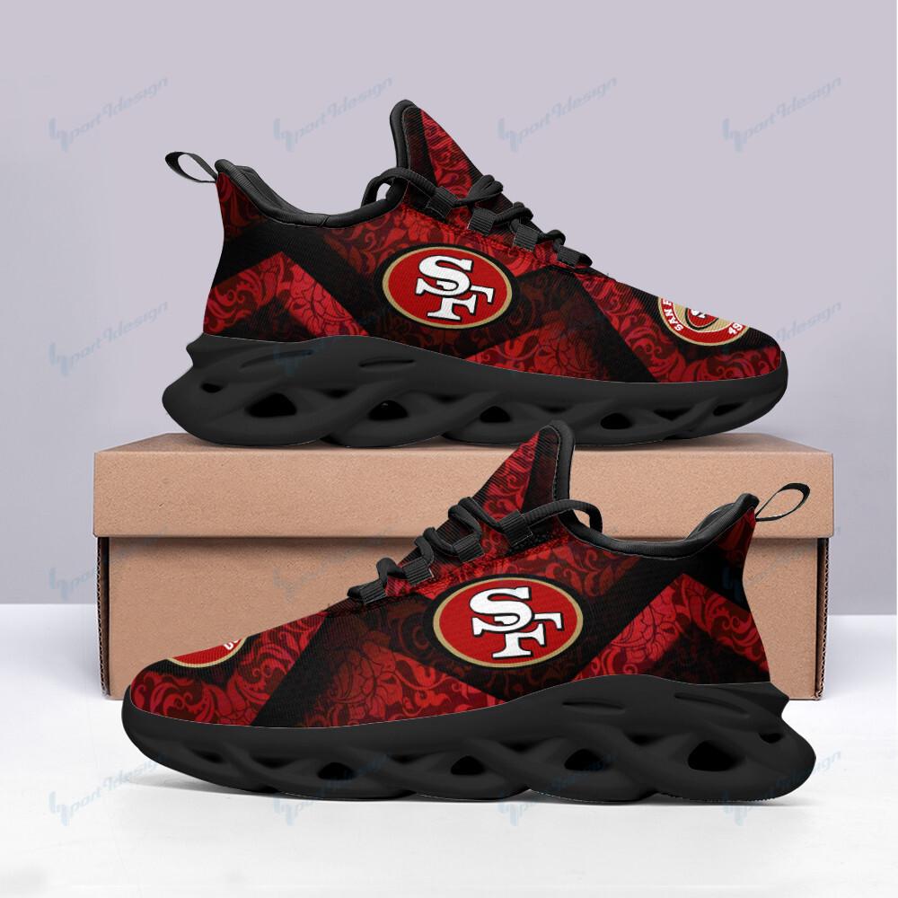 Ideafootwear San Francisco 49ers Max Soul Shoes Sneakers For Men And Women 80
