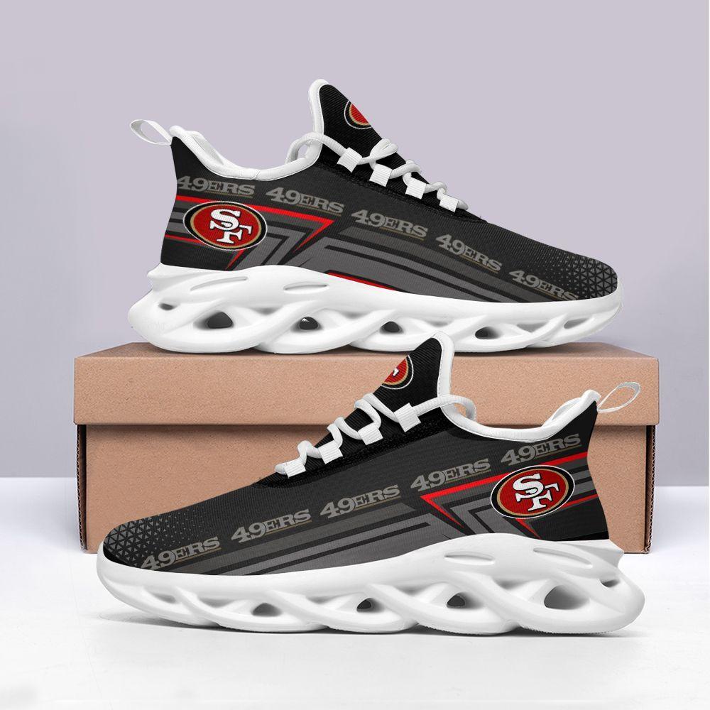 Ideafootwear San Francisco 49ers Max Soul Shoes Sneakers For Men And Women 39