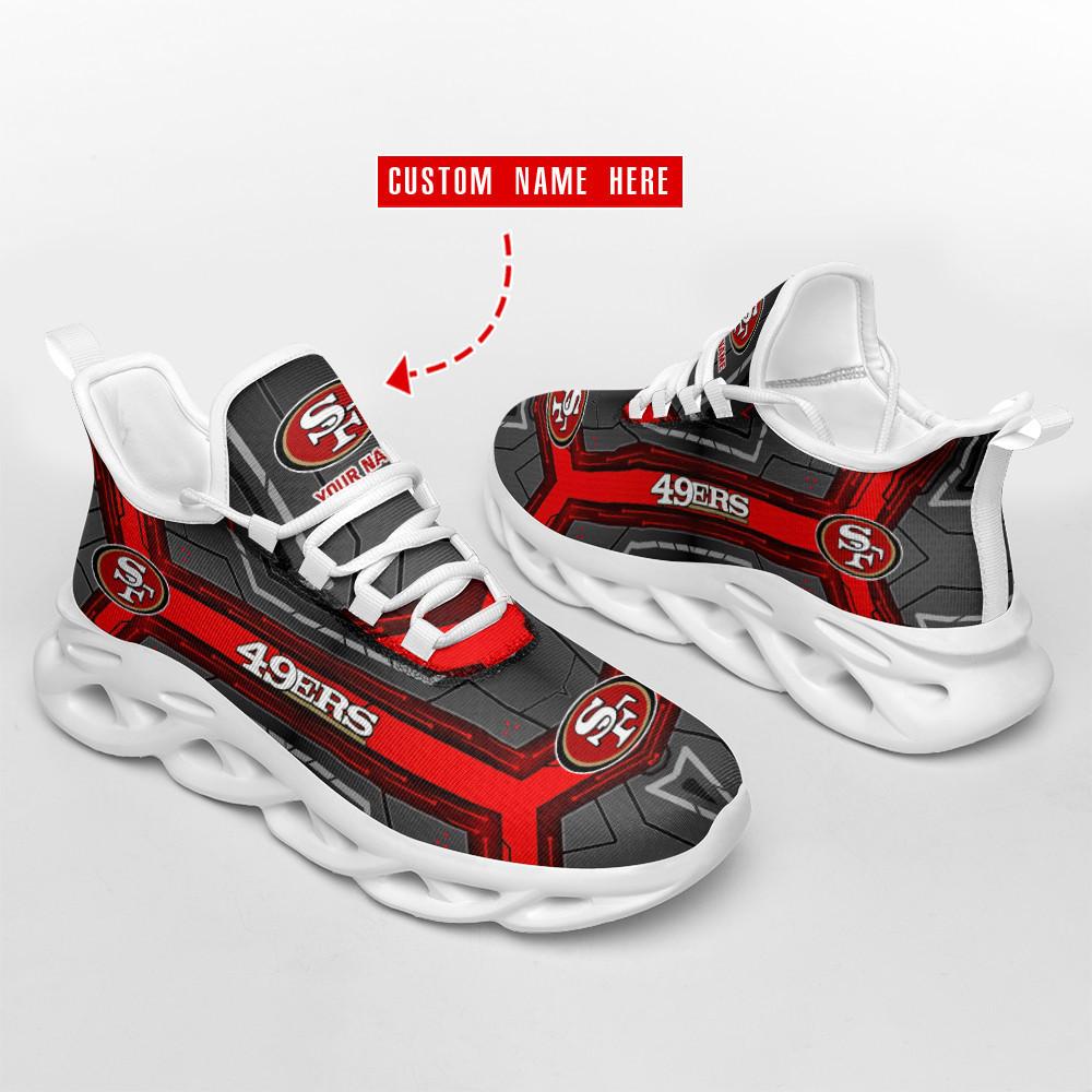 Ideafootwear San Francisco 49ers Max Soul Shoes Sneakers For Men And Women 10