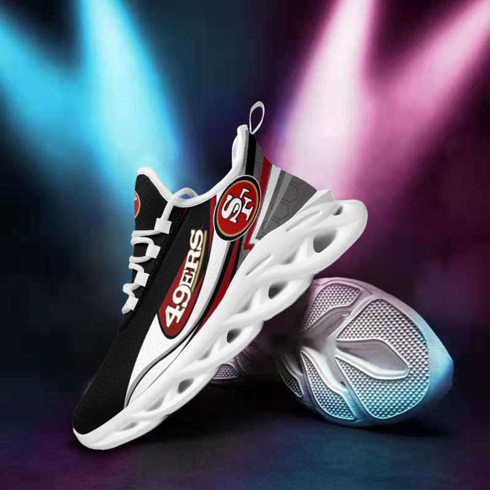 Ideafootwear San Francisco 49ers Max Soul Shoes Sneakers For Men And Women 157