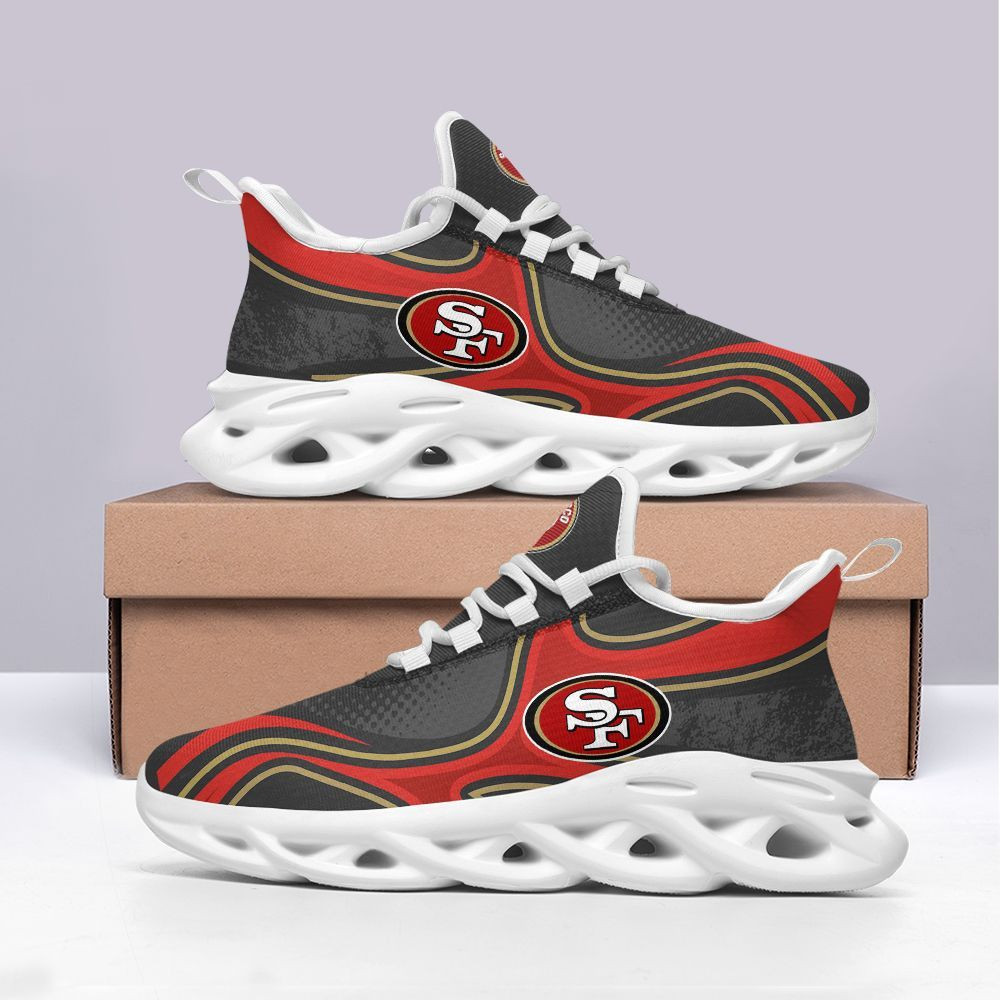 Ideafootwear San Francisco 49ers Max Soul Shoes Sneakers For Men And Women 43