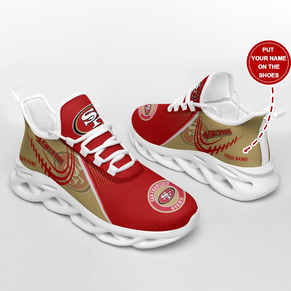 Ideafootwear San Francisco 49ers Max Soul Shoes Sneakers For Men And Women 24