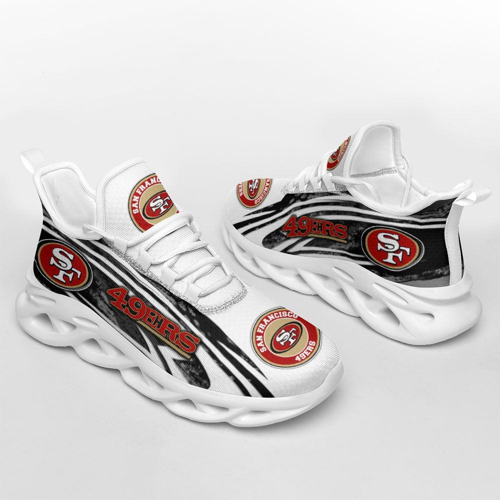 Ideafootwear San Francisco 49ers Max Soul Shoes Sneakers For Men And Women 38