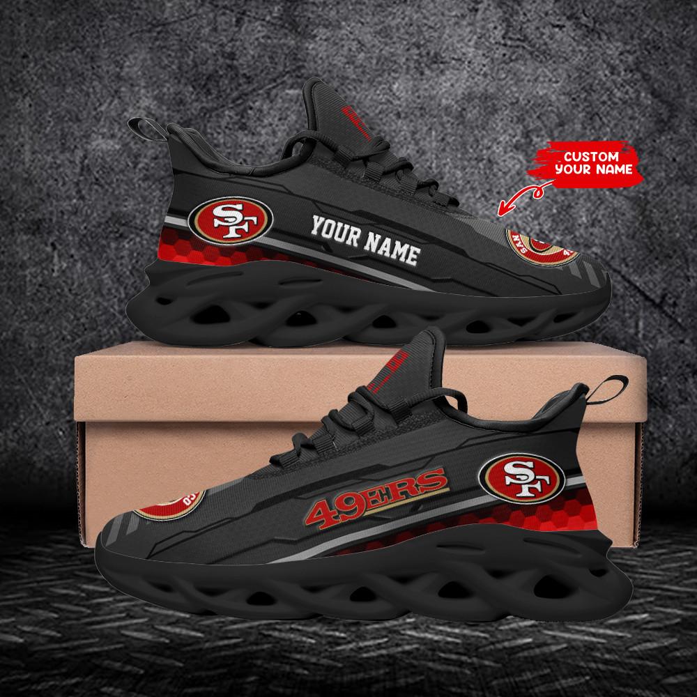 Ideafootwear San Francisco 49ers Max Soul Shoes Sneakers For Men And Women 35
