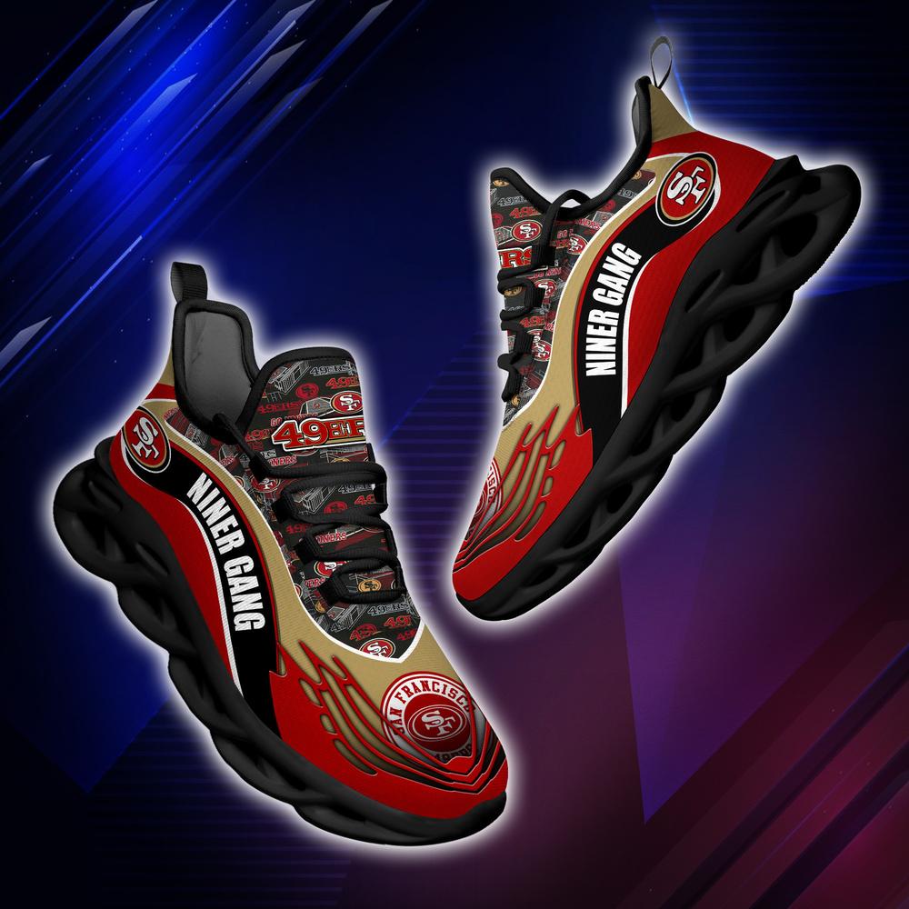 Ideafootwear San Francisco 49ers Max Soul Shoes Sneakers For Men And Women 62