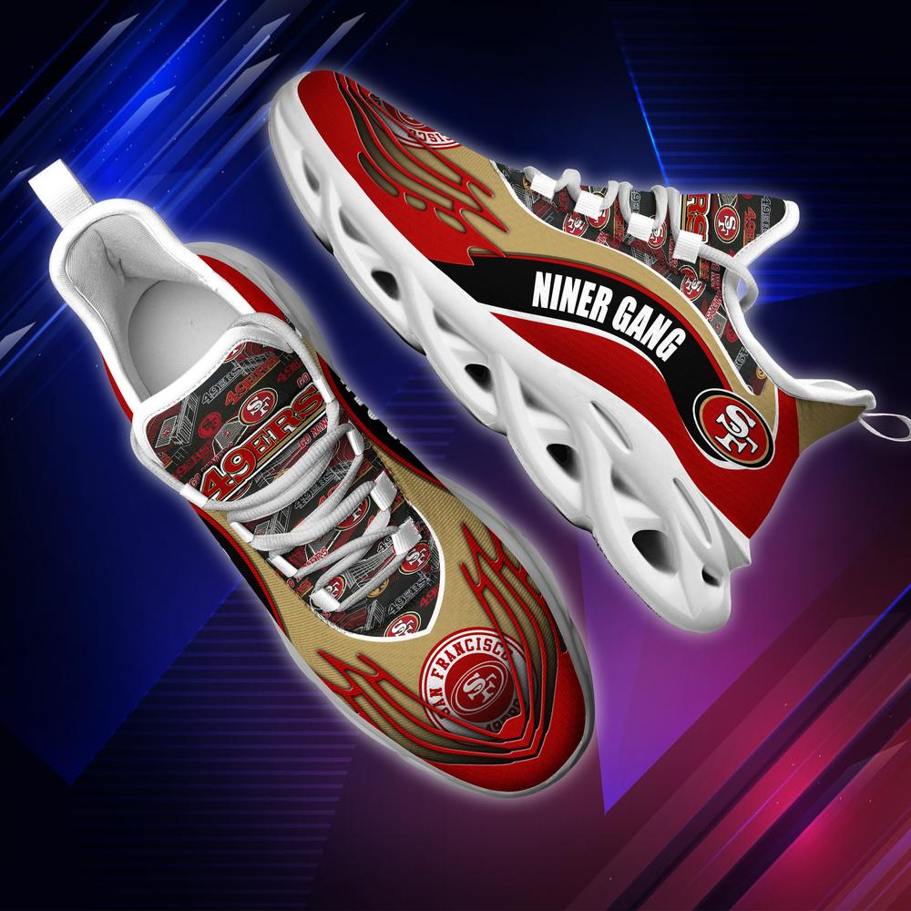 Ideafootwear San Francisco 49ers Max Soul Shoes Sneakers For Men And Women 62