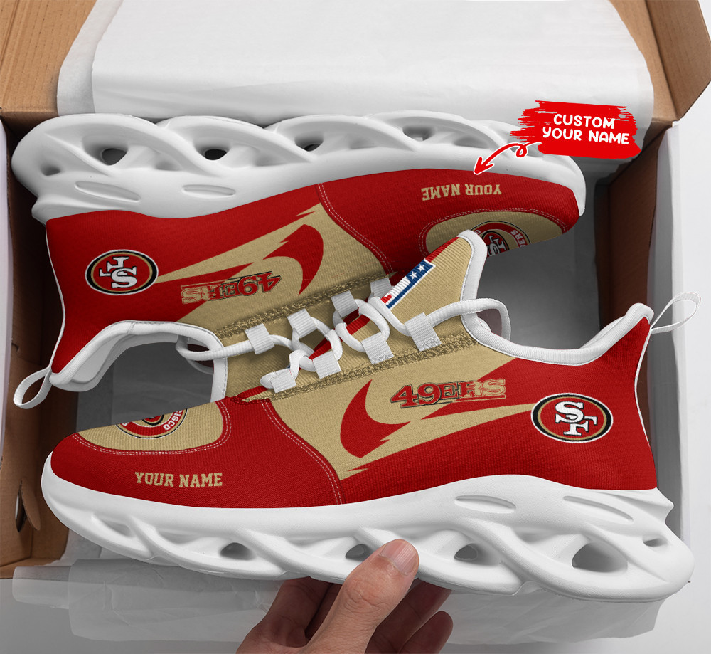 Ideafootwear San Francisco 49ers Max Soul Shoes Sneakers For Men And Women 19