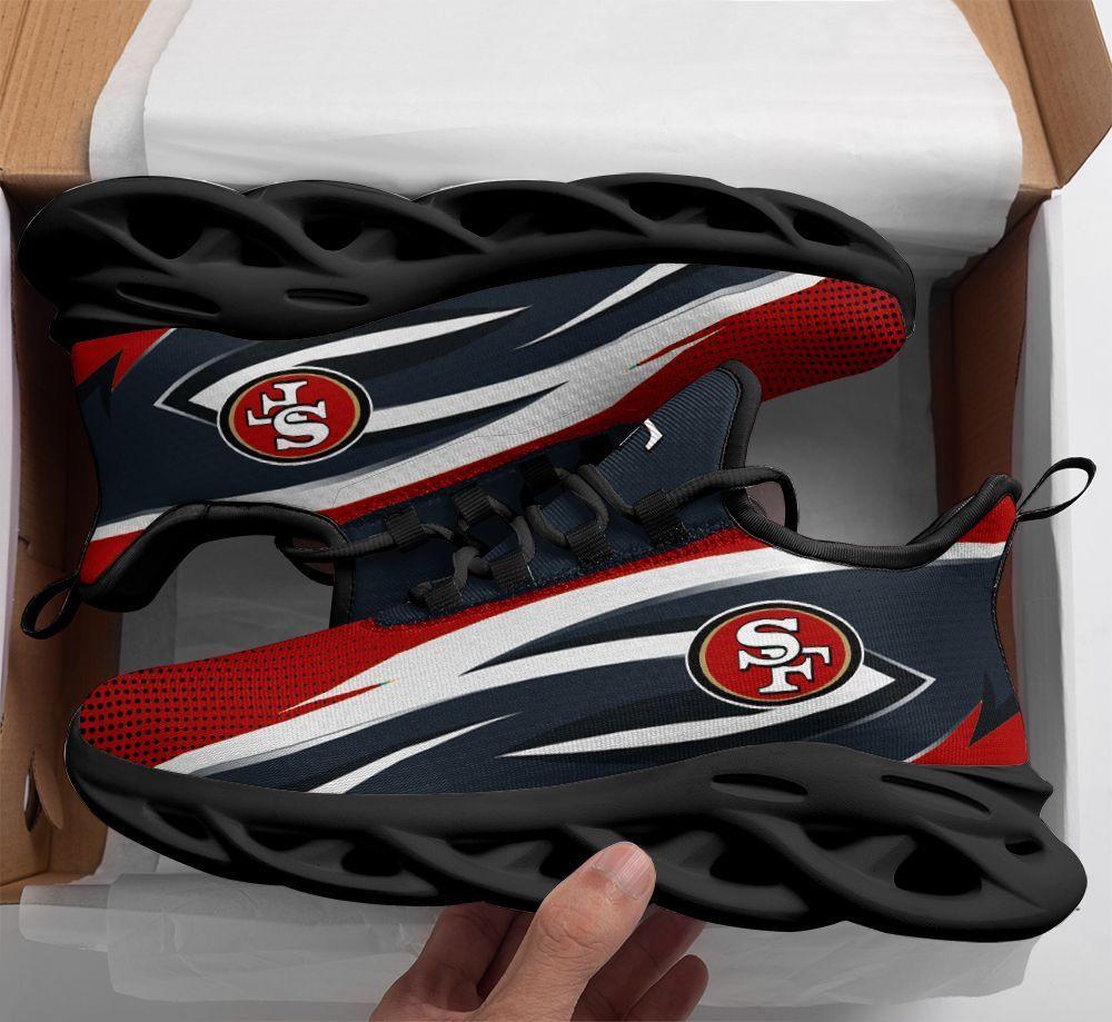 Ideafootwear San Francisco 49ers Max Soul Shoes Sneakers For Men And Women 40