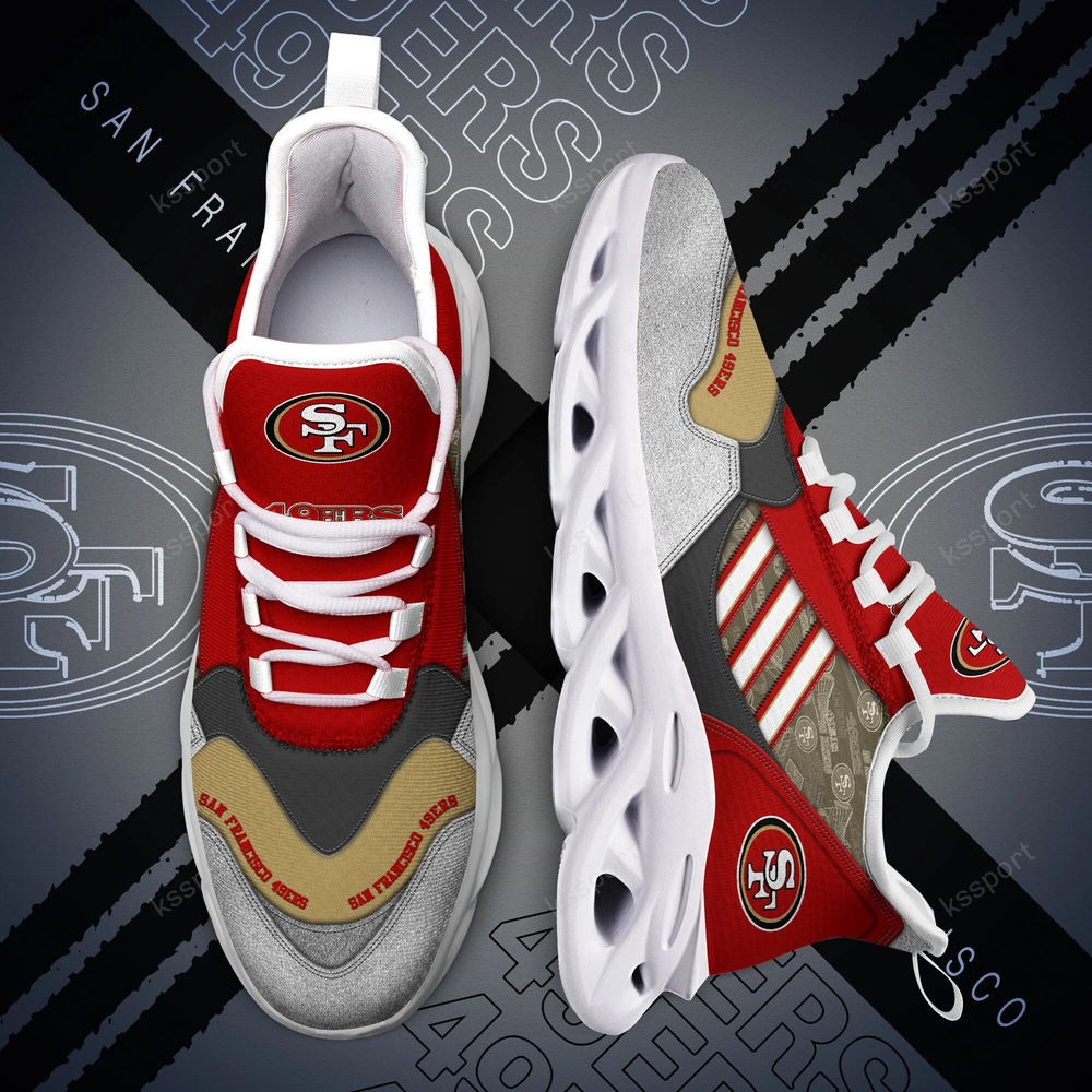 Ideafootwear San Francisco 49ers Max Soul Shoes Sneakers For Men And Women 83
