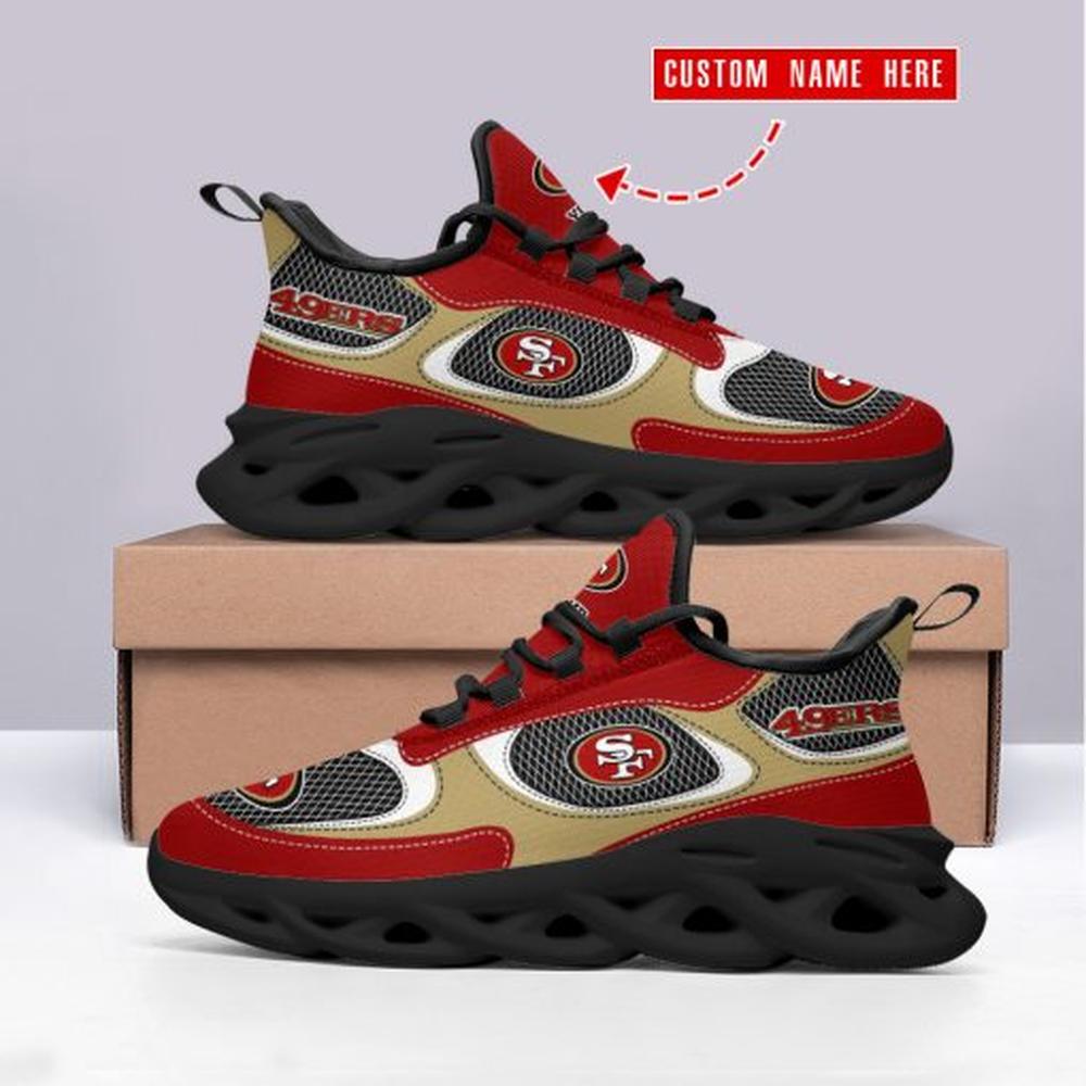 Ideafootwear San Francisco 49ers Max Soul Shoes Sneakers For Men And Women 116
