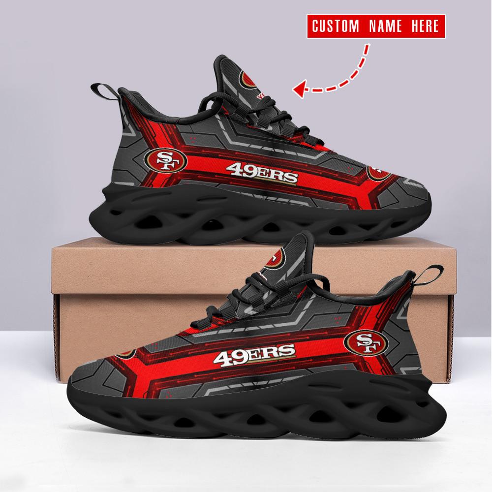 Ideafootwear San Francisco 49ers Max Soul Shoes Sneakers For Men And Women 10