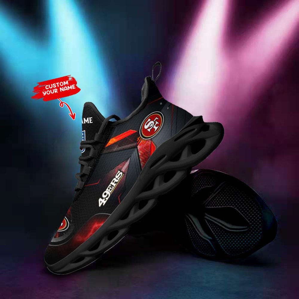 Ideafootwear San Francisco 49ers Max Soul Shoes Sneakers For Men And Women 8