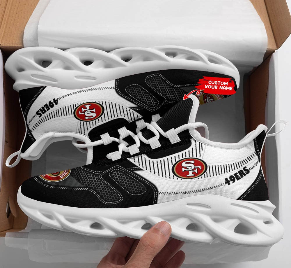 Ideafootwear San Francisco 49ers Max Soul Shoes Sneakers For Men And Women 118