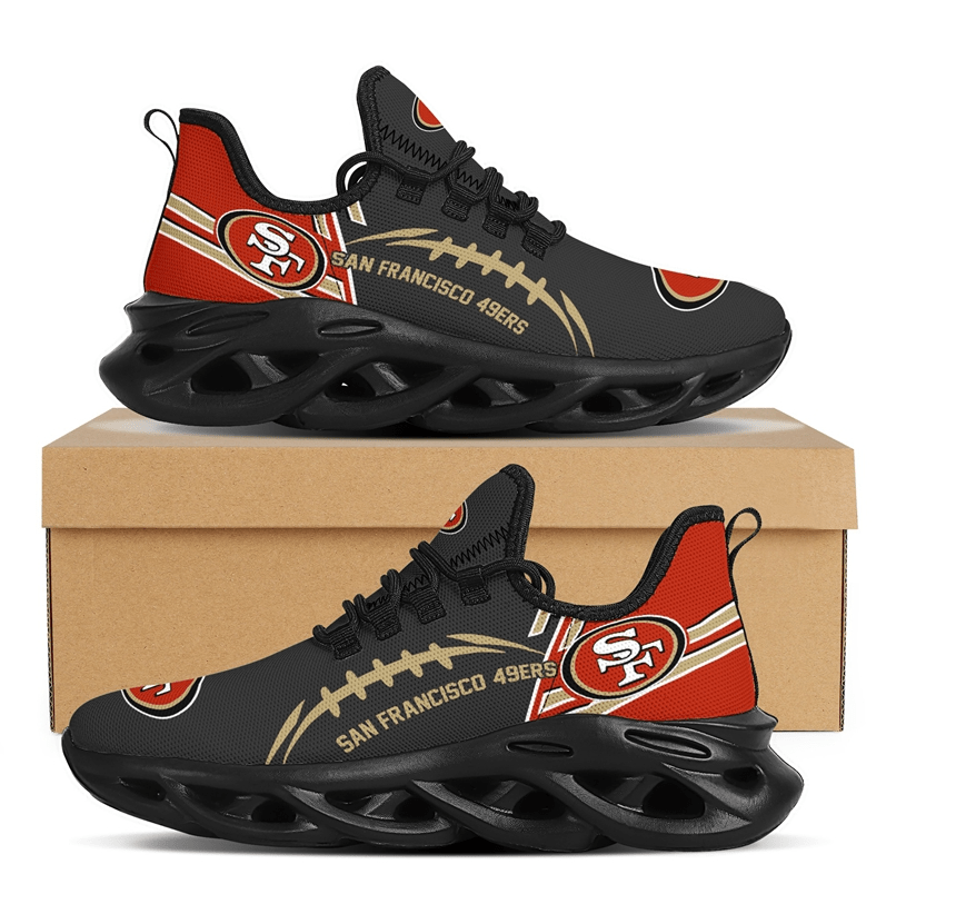 Ideafootwear San Francisco 49ers Max Soul Shoes Sneakers For Men And Women 100
