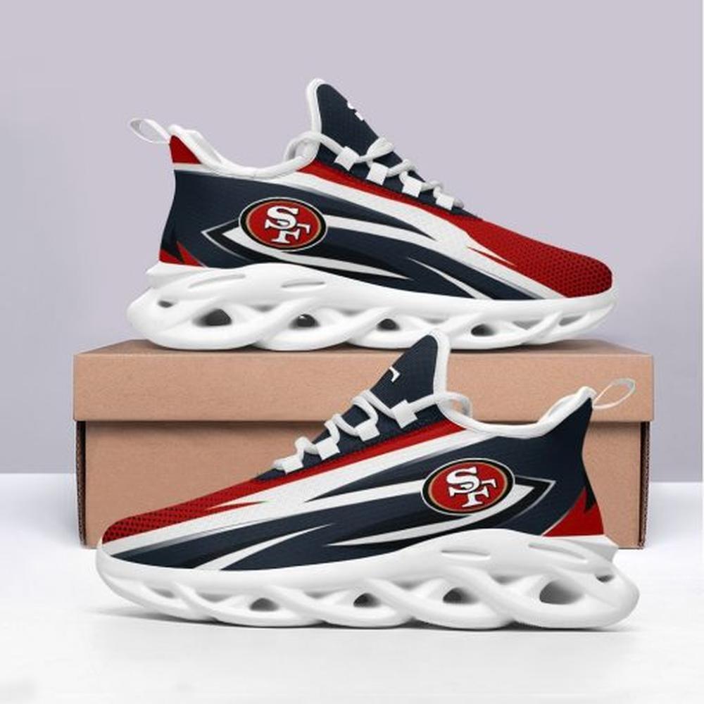 Ideafootwear San Francisco 49ers Max Soul Shoes Sneakers For Men And Women 40