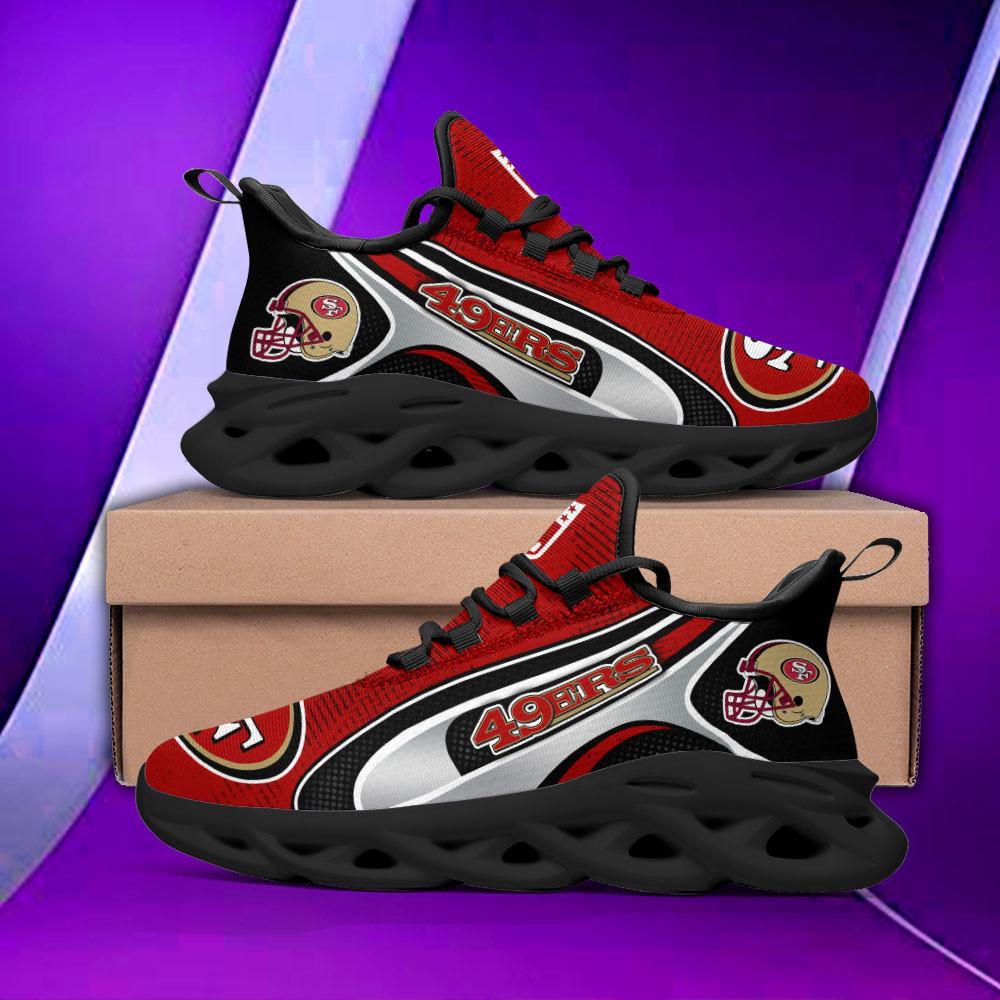 Ideafootwear San Francisco 49ers Max Soul Shoes Sneakers For Men And Women 44