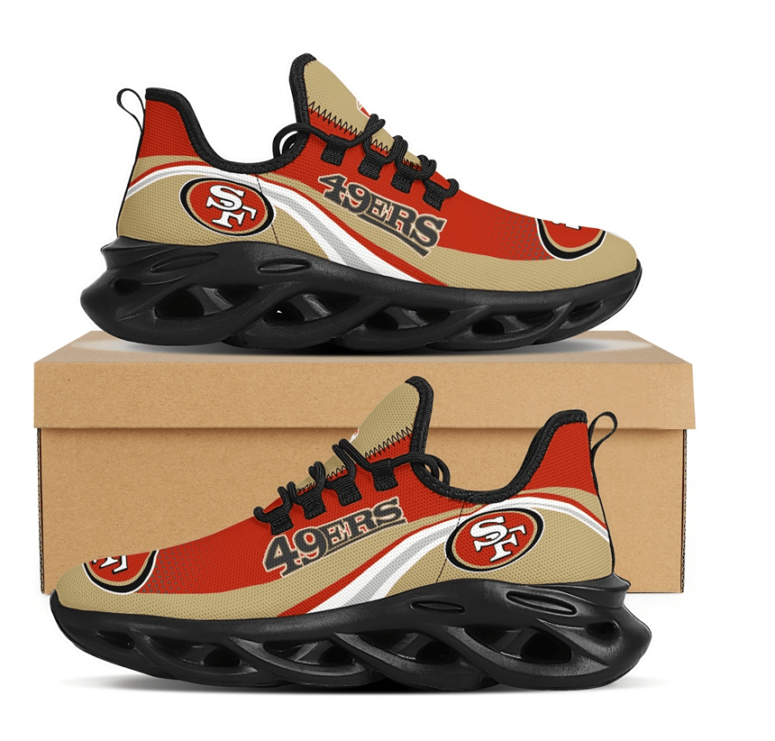 Ideafootwear San Francisco 49ers Max Soul Shoes Sneakers For Men And Women 103