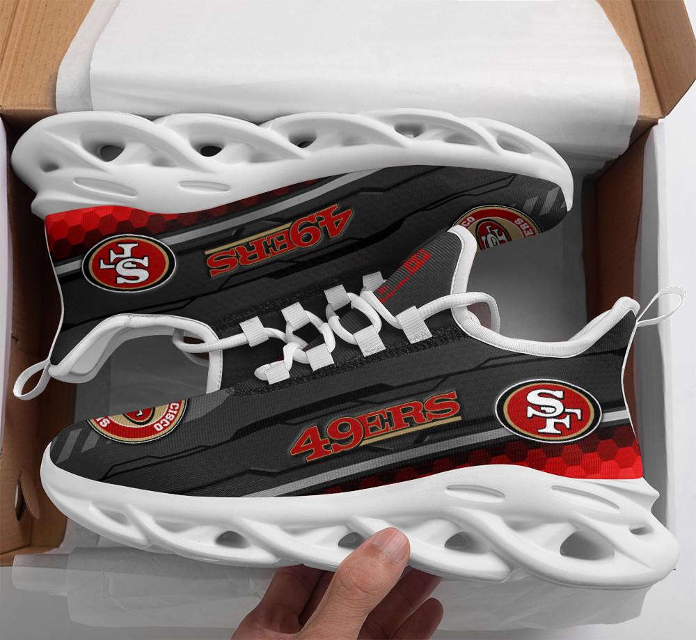 Ideafootwear San Francisco 49ers Max Soul Shoes Sneakers For Men And Women 35