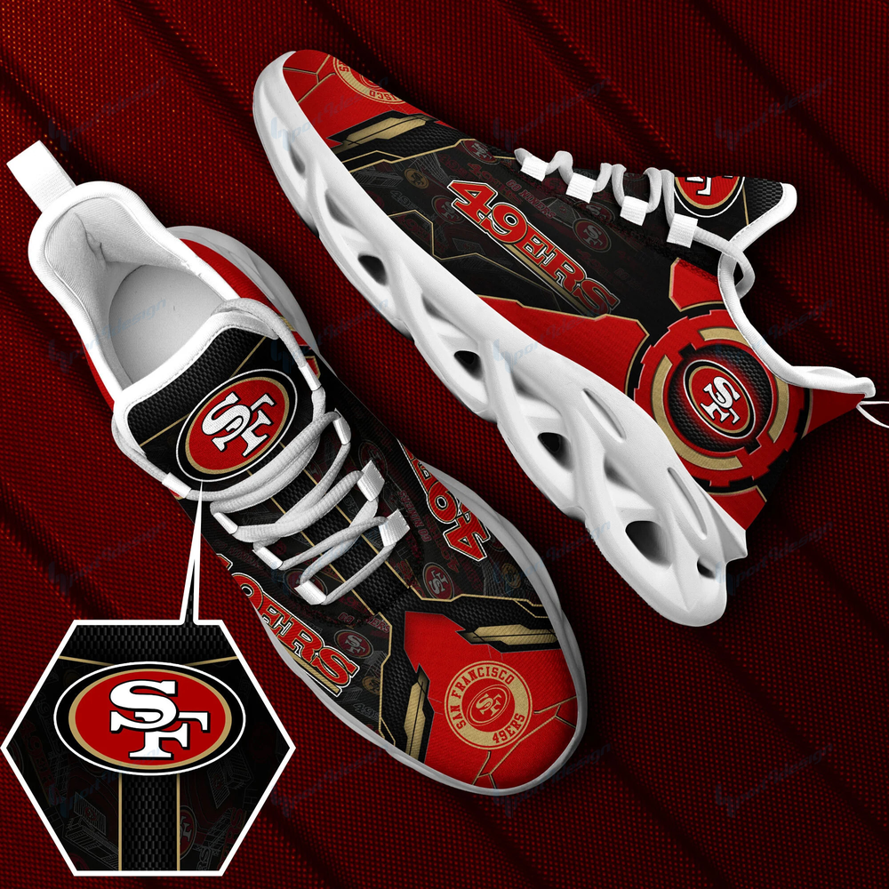 Ideafootwear San Francisco 49ers Max Soul Shoes Sneakers For Men And Women 94