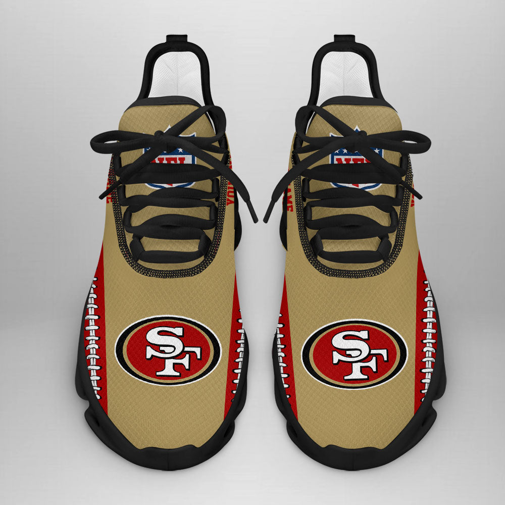 Ideafootwear San Francisco 49ers Max Soul Shoes Sneakers For Men And Women 105