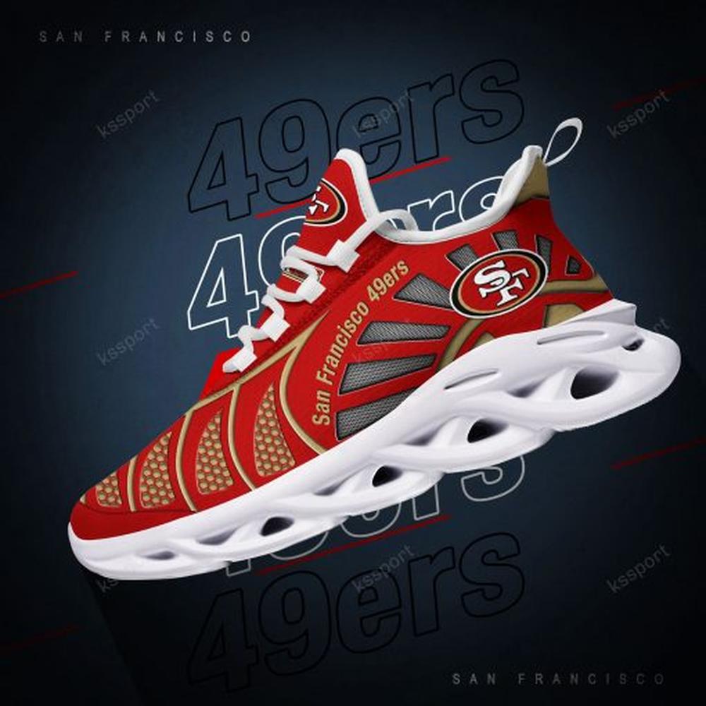 Ideafootwear San Francisco 49ers Max Soul Shoes Sneakers For Men And Women 154