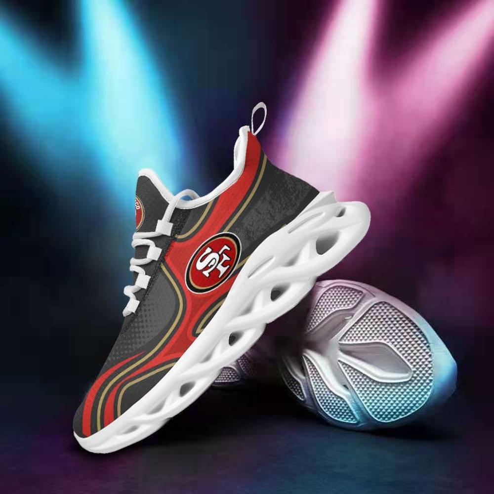 Ideafootwear San Francisco 49ers Max Soul Shoes Sneakers For Men And Women 43